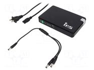 Power supply: router UPS; 30W; 5V,9V,12V,24V; PoE; 160x105x28mm IPS