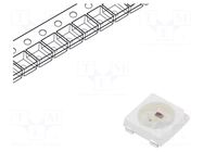 Programmable LED; RGB; SMD; 5050,PLCC4; 3.7÷5.3VDC; 5x5x1.57mm WORLDSEMI