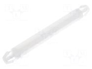 PCB distance; polyamide; L: 34mm; latch/latch; natural; UL94V-2 FIX&FASTEN