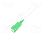 Optic fiber pigtail; SC/APC; 1.5m; Optical fiber: 9/125um; LSZH 