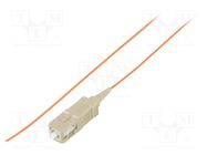 Optic fiber pigtail; OM2; SC/UPC; 2m; Optical fiber: 50/125um QOLTEC