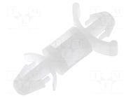 PCB distance; polyamide; L: 8mm; latch/latch; natural; UL94V-2 FIX&FASTEN