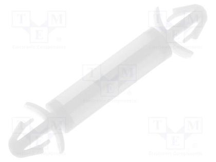 PCB distance; polyamide; L: 16mm; latch/latch; natural; UL94V-2 FIX&FASTEN FIX-LCF-16