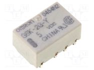 Relay: electromagnetic; DPDT; Ucoil: 5VDC; Icontacts max: 1A; SMD OMRON Electronic Components
