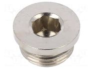 Protection cap; max.50bar; nickel plated brass; Thread: G 1/2" PNEUMAT