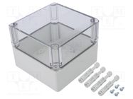 Enclosure: multipurpose; X: 125mm; Y: 125mm; Z: 100mm; MPC; IP66,IP67 WEIDMÜLLER