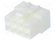 Connector: wire-wire/PCB; plug; female; 600V; PIN: 8; for cable JST