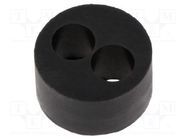 Insert for gland; 6mm; M20; IP68; NBR rubber; Holes no: 2; HT-MFDE HELUKABEL