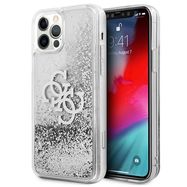 Guess GUHCP12LLG4GSI iPhone 12 Pro Max 6.7&quot; silver/silver hardcase 4G Big Liquid Glitter, Guess