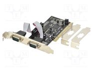 PC extension card: PCI; chipset MCS9865,RS232; Interface: PCI DIGITUS
