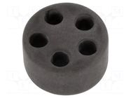 Insert for gland; 6mm; M32; IP68; NBR caoutchouc; Holes no: 5 HELUKABEL