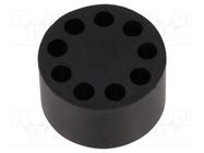 Insert for gland; 4mm; M32; IP68; NBR rubber; Holes no: 9; HT-MFDE HELUKABEL
