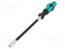 Screwdriver; 6-angles socket; with flexible shaft WERA