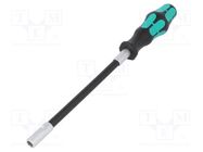 Screwdriver; 6-angles socket; with flexible shaft 