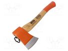 Axe; steel; 380mm; 830g; wood (ash); Application: for splitting BAHCO