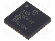 IC: AVR microcontroller; VQFN32; 1.8÷5.5VDC; Cmp: 3; AVR128; AVR-DA MICROCHIP TECHNOLOGY