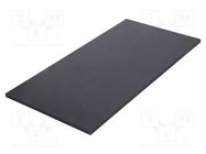 Sheet; Dim: 300x600mm; Thk: 10mm; black; Production process: cast MITSUBISHI CHEMICAL ADV. MATERIALS