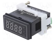 Meter; DC voltage; 5÷24VDC; on panel; Body dim: 48x24x50.5mm; 11mm AUTONICS