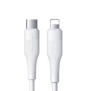 Joyroom S-02524M3 Lightning - USB-C PD QC cable 20W 2.4A 480Mb/s 0.25m - white, Joyroom
