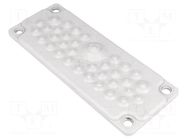 Multigate grommet; light grey; Holes no: 35; -40÷100°C; IP65 TRELLEBORG