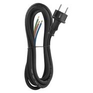 Power Cord Rubber 3× 2,5mm2, 3m, black, EMOS