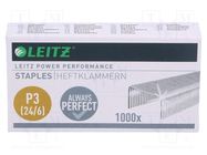 Staples; Size: 24/6; steel; 1000pcs. LEITZ