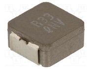 Inductor: ferrite; 330nH; Ioper: 27.7A; 2.4mΩ; ±20%; Isat: 45A KEMET