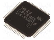 IC: microcontroller; 60MHz; TQFP64; 20kBRAM,128kBFLASH; I/O: 33 TEXAS INSTRUMENTS