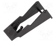 Retainer/retractor clip; SSR9; for DIN rail mounting 