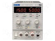 Power supply: programmable laboratory; Ch: 1; 0÷15VDC; 0÷5A; 1mV AIM-TTI