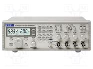 Generator: function; 10MHz; 1mHz÷10MHz (sinus waveform); LCD AIM-TTI