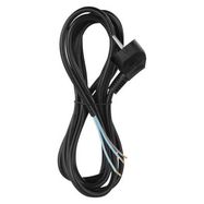 Power Cord PVC 3× 0,75mm2, 3m, black, EMOS