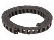 Cable chain; E2C.15 ESD; Bend.rad: 28mm; L: 1000mm; Int.width: 30mm IGUS