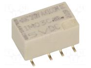 Relay: electromagnetic; DPDT; Ucoil: 5VDC; 2A; 0.5A/125VAC; IM; SMT TE Connectivity