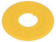 Warning plate; 16mm; Ømount.hole: 16mm; Ø: 44mm IDEC