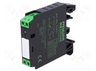 Relay: installation; Ucoil: 24VAC,24VDC; 5A; Uswitch: max.250VAC 