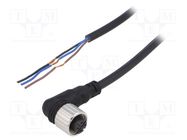 Connection lead; M12; PIN: 3; angled; 5m; plug; Insulation: PVC; CL AUTONICS