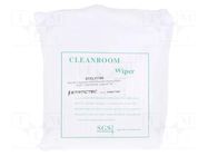 Cleaning cloth: cloth; Application: cleanroom; ESD; 100pcs. STATICTEC