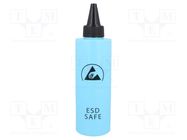 Dosing bottles; 250ml; ESD; blue STATICTEC