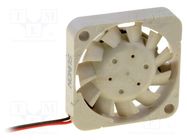 Fan: DC; axial; 3VDC; 15x15x3mm; 0.53m3/h; 20.2dBA; Vapo; 2.08mmH2O SUNON