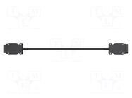 Test lead; black; Insulation: PVC; OBD II socket,OBD II plug SCHÜTZINGER