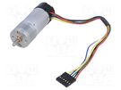 Motor: DC; with encoder,with gearbox; LP; 12VDC; 1.1A; 260rpm POLOLU