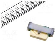 LED; SMD; 1602; yellow; 40÷75mcd; 1.6x0.9x0.2mm; 20mA; λd: 589nm KINGBRIGHT ELECTRONIC