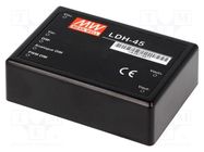 Converter: DC/DC; 45W; Uin: 9÷18V; Uout: 12÷43VDC; Iin: 4.2A; THT MEAN WELL