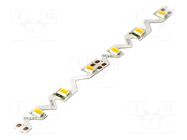 LED tape; blue; 2835; LED/m: 60; 6mm; white PCB; IP20; 4.8W/m; 12VDC WISVA OPTOELECTRONICS