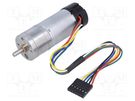 Motor: DC; with encoder,with gearbox; LP; 12VDC; 1.1A; 150rpm POLOLU
