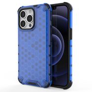 Honeycomb Case armor cover with TPU Bumper for iPhone 13 Pro blue, Hurtel