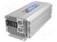 Converter: DC/AC; 2500W; Uout: 230VAC; 21÷30VDC; 430x210x159mm MEAN WELL