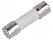 Fuse: fuse; quick blow; 5A; 250VAC; ceramic,cylindrical; 5x20mm CONQUER ELECTRONIC