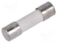 Fuse: fuse; 6.3A; 250VAC; quick blow; ceramic,cylindrical; 5x20mm CONQUER ELECTRONIC